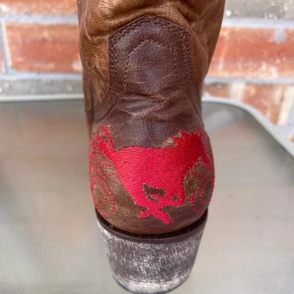 SMU Mustangs Gameday Cowboy Boots - Picture 6 of 9